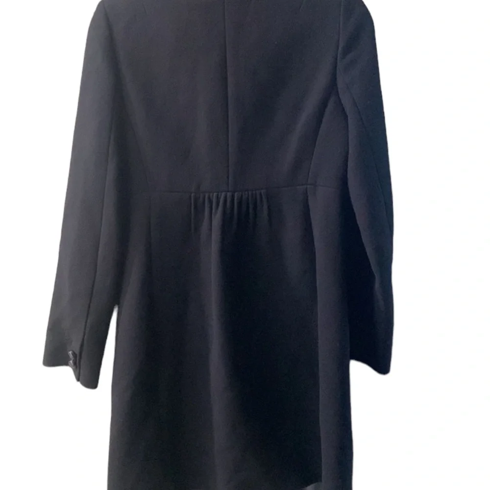 J crew black will blend coat size Small outerwear, career, classic